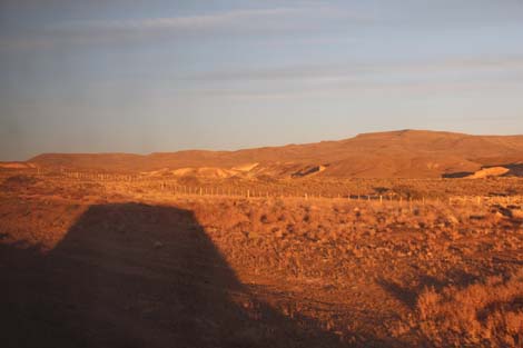 La route, le soir