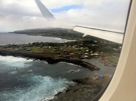 l'Ile de Paques par avion 1