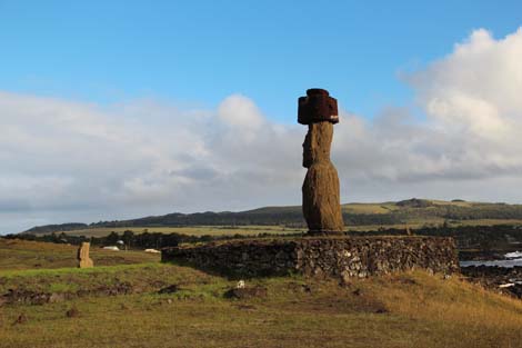 Tahai, moai seul