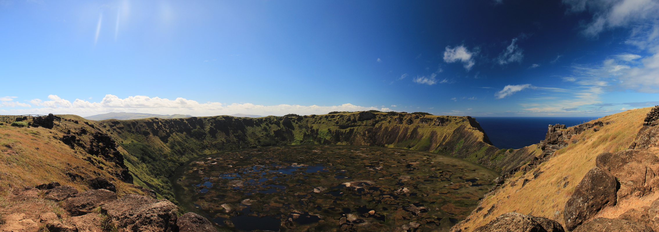 Panorama depuis Rano Kau