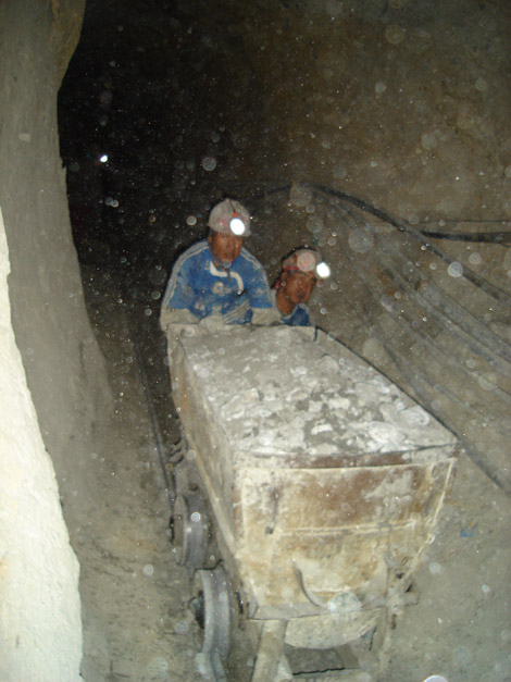 Chariot Mines de Potosi