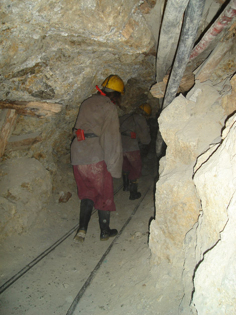 Couloirs mines de Potosi