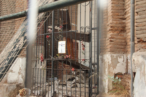 Santiago église effondrée