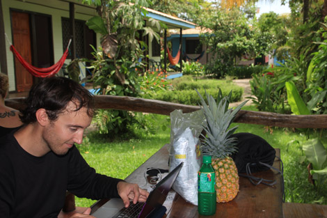 Repas au Costa Rica