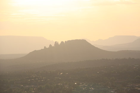 Couché de soleil à Sedona