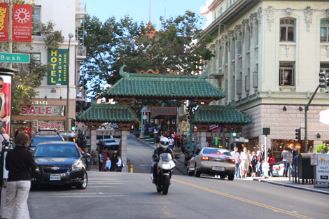 La porte d'entrée de Chinatown