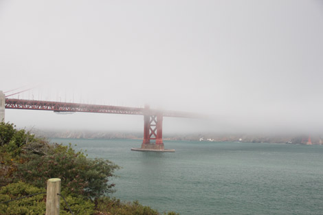 Le Golden Gate, ce cachotier…