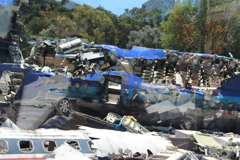 La scène du crash, "La guerre des mondes"