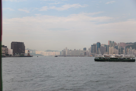 Le Star Ferry dans la baie de Hong Kong