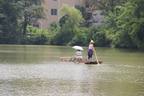 Un bamboo boat (ne vous inquiétez pas, on vous en reparlera plus tard!)