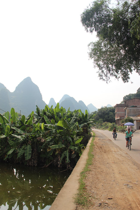 Région de Yanhsuo à vélo