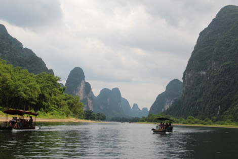 croisière sur la rivière Li Chine