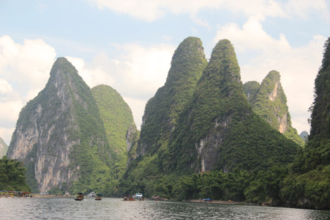 croisière sur la rivière Li Chine