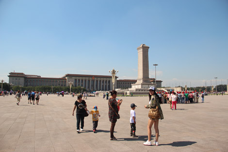 Le monument aux Héros du Peuple