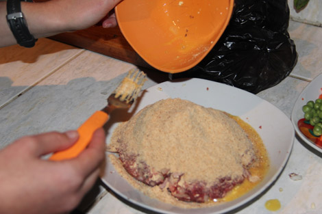 Albondigas boulettes de viande haché, ajout de chapelure