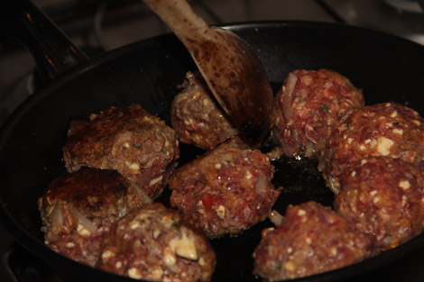 Albondigas boulettes de viande haché cuites