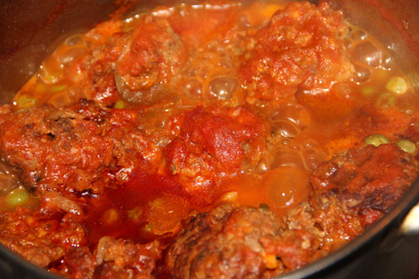 Albondigas, boulette de viande à la bolivienn