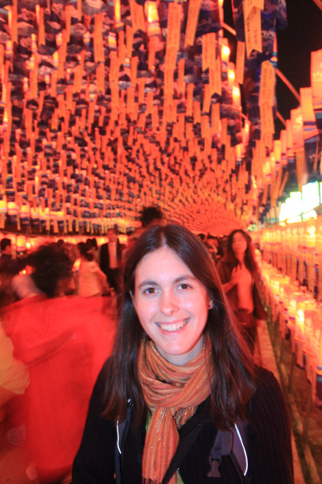 Élodie dans le tunnel