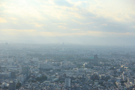 Le mont Fuji au fond… si il n'y avait pas de nuages!