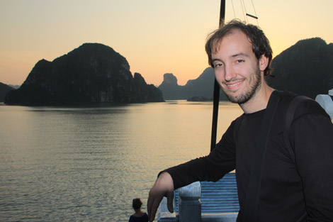 Coucher de soleil sur la baie d'Halong… Avec moi!