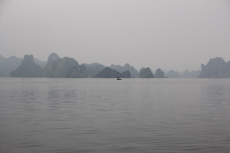 Voici la baie d'Halong