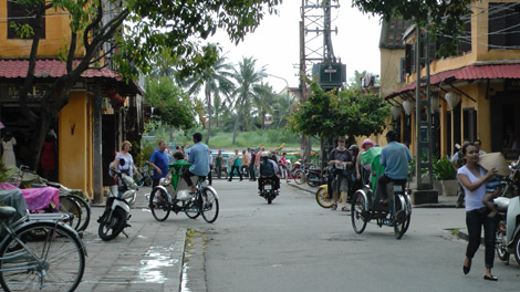 Pas de voiture dans la vieille ville de Hoi An