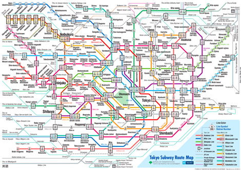 Plan du métro