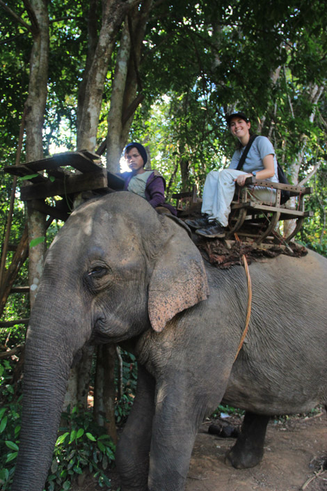 Élodie et l'éléphant!