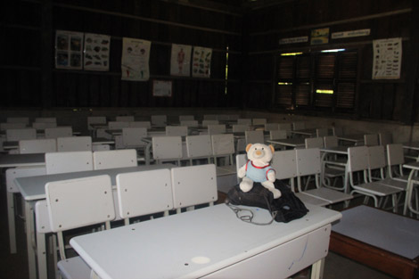 École vide au Cambodge