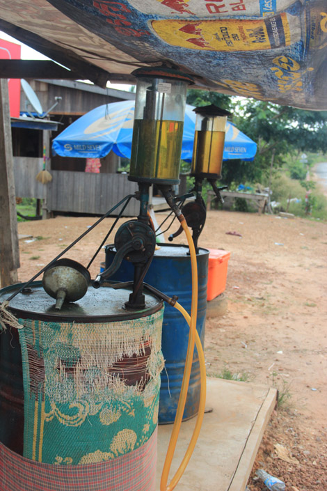 Station service au Cambodge