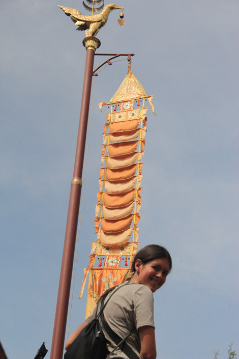 Wat Phnom a l'extérieur