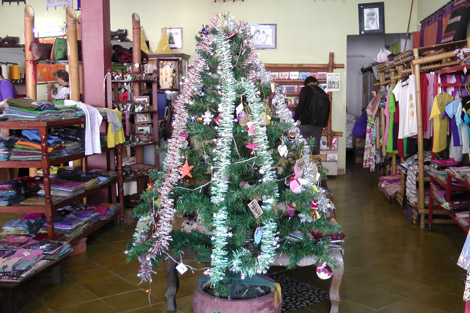 Sapin de Noël à Phnom Penh