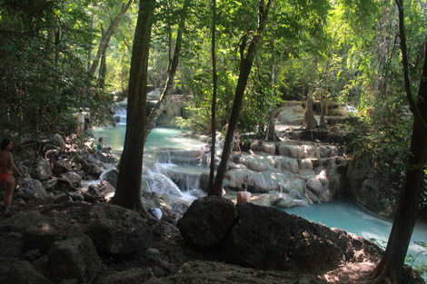 Cinquième niveau des cascades d'Erawan