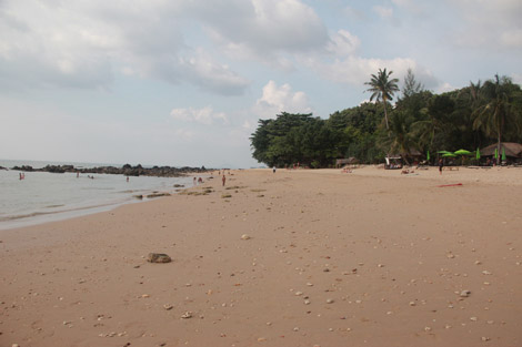 Plage privative du Relax Bay