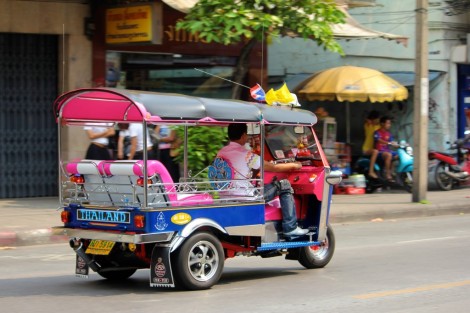 Tuk tuk de Bangkok, la grande classe !