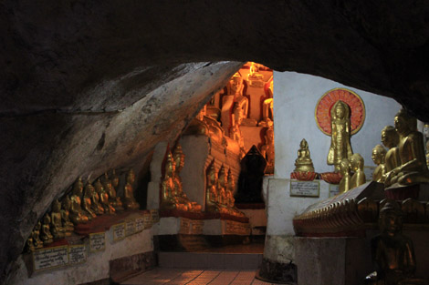 Grotte aux bouddha