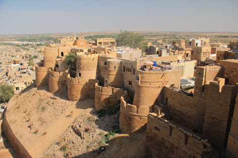 La forteresse, vue de dessus