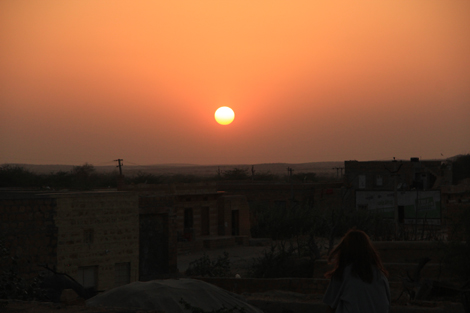 Coucher de soleil sur Khuri