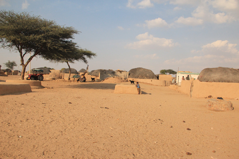 Un village dans le désert