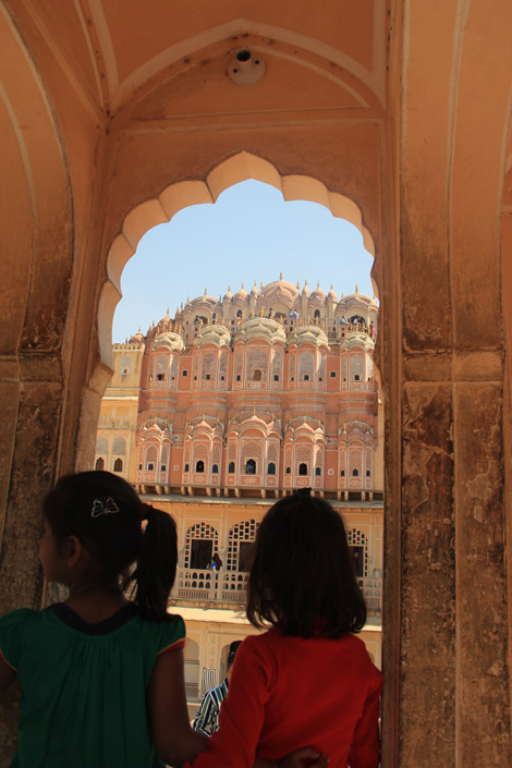 Vue sur le palais des vents