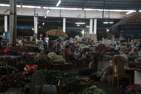 Marché chinois de Yangshuo