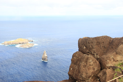 Culte de l'homme oiseau à Orongo, Rapa Nui, île de Pâques