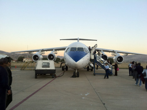 Le plus petit avion que nous ayons pris (et on a eu très peur!)