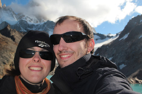 Fabien et Elodie après une longue randonnée