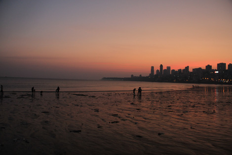 Plage de Mumbai