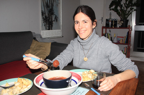 Fondue au chocolat de Bariloche Argentine